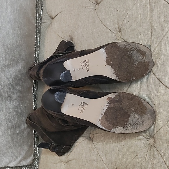 Nadora brown heeled boots with adjustable buckles women's size 8.5M - Picture 6 of 8